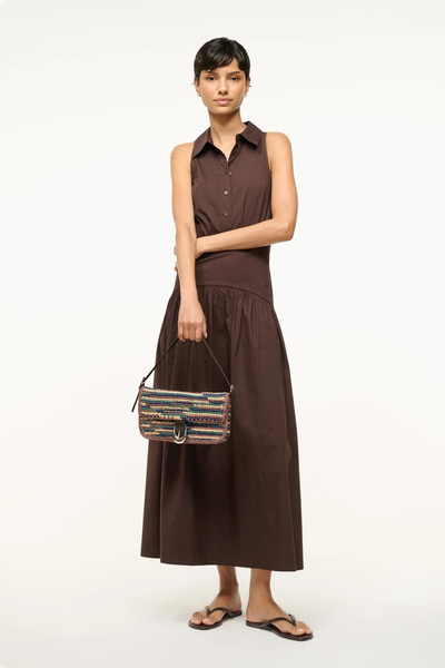 HARLOW RAFFIA BAG IN MIXED RAFFIA