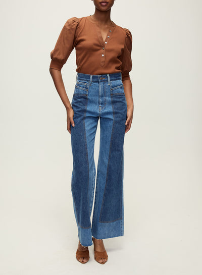 CORALEE TOP IN MAHOGANY