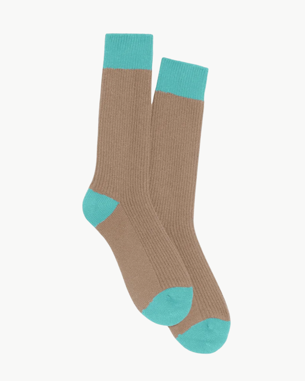 THE SOFT SOCKS IN TAUPE/GLACIER