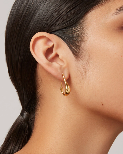 COLETTE HOOPS SMALL IN GOLD - Romi Boutique