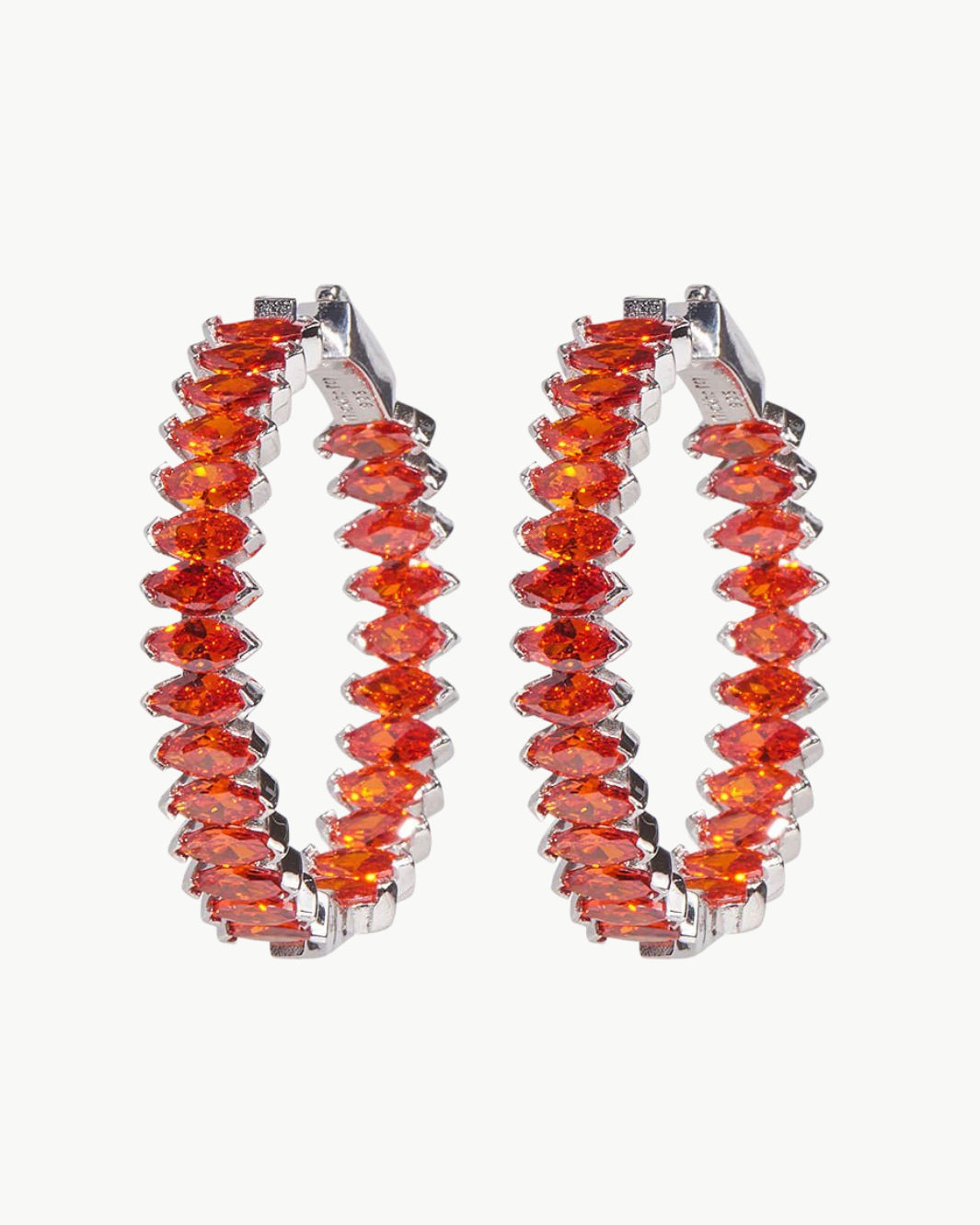 MARQUISE HOOP IN ORANGE - Romi Boutique