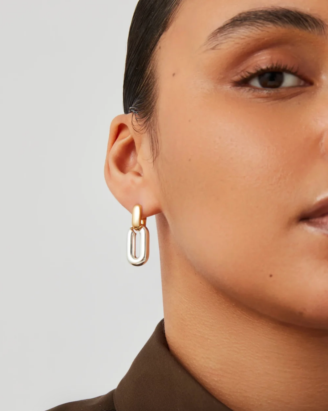 Puffy Detachable Link Earrings