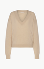 Ulla Johnson RYLA CASHMERE V-NECK PULLOVER at Romi Boutique