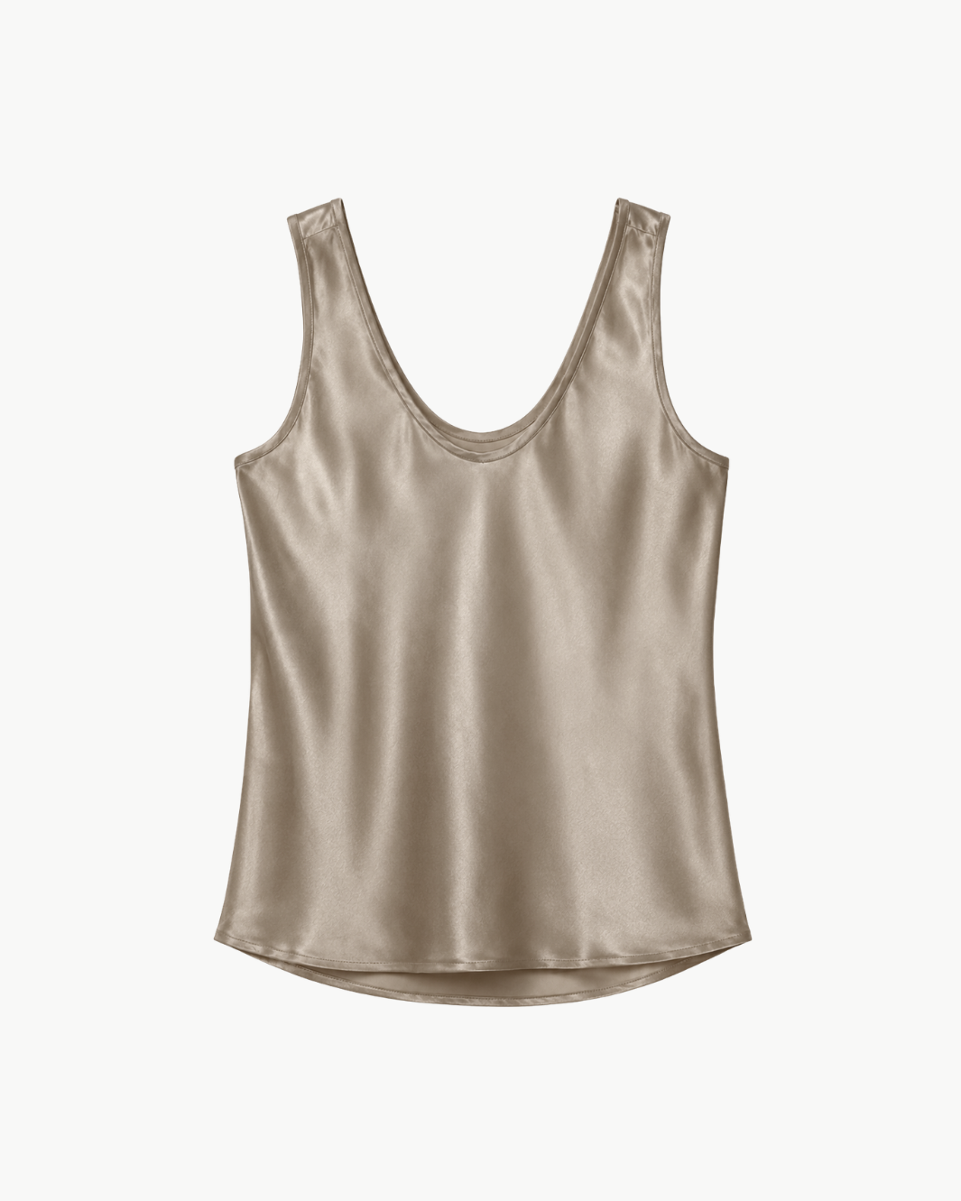Silk Satin U Tank