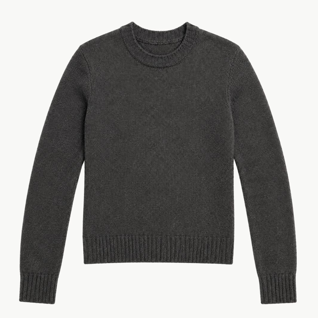 Cashmere Shrunken Crew