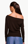 Ramy Brook Chance Merino Off-The-Shoulder Sweater at Romi Boutique