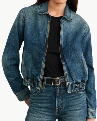 NAJAC DENIM JACKET IN SIMON WASH - Romi Boutique