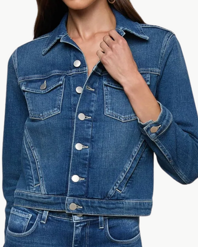 MAVEN DENIM JACKET IN GAGE