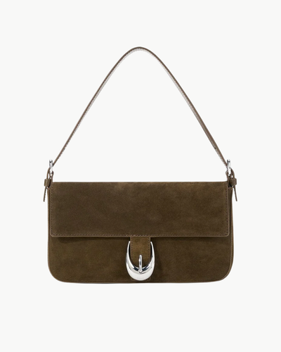 HARLOW BAG IN TRUFFLE SUEDE