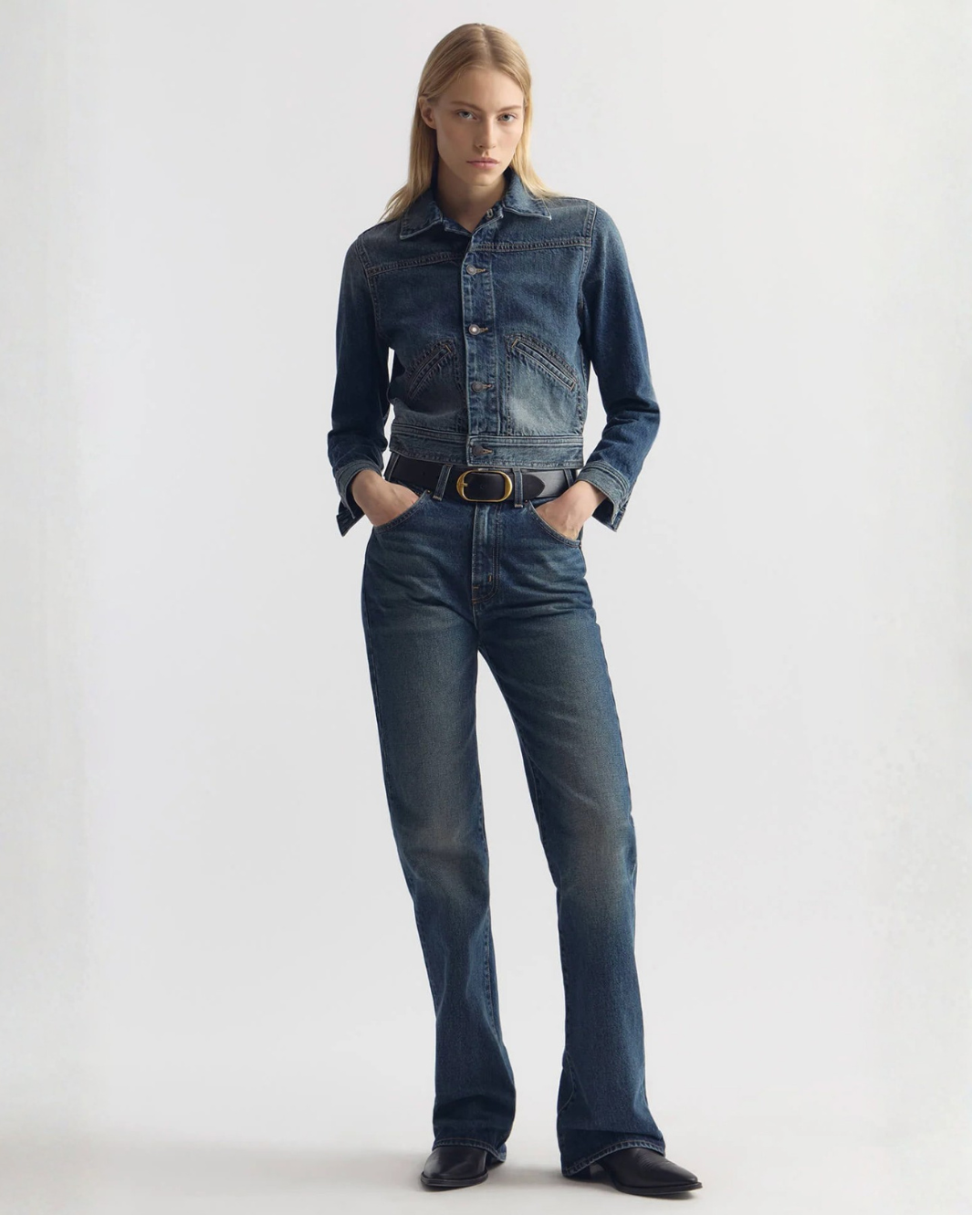 Nili Lotan CARLY DENIM JACKET at Romi Boutique
