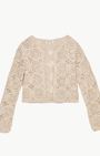 Mabe Maci Crochet Jacket at Romi Boutique