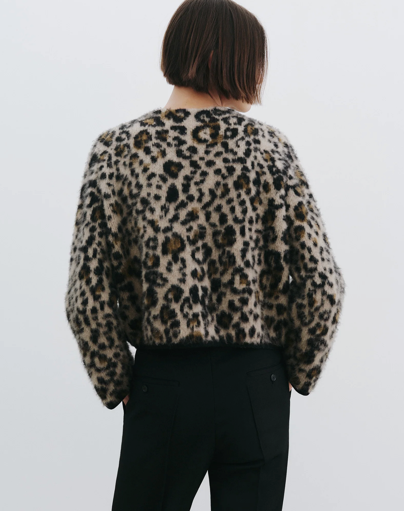 BEYTON CARDIGAN IN JUTE LEOPARD - Romi Boutique