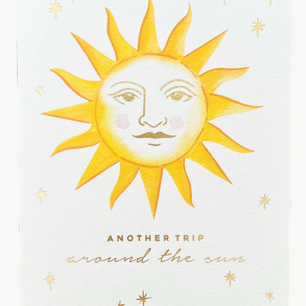 Abigail Jayne Design Another Trip Around the Sun Greeting Card at Romi Boutique