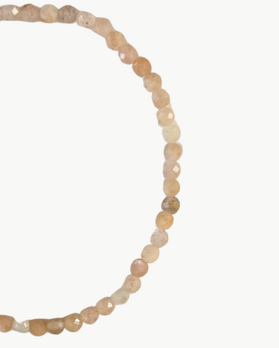 SKINNY SEMIPRECIOUS BRACELET IN PINK ASH