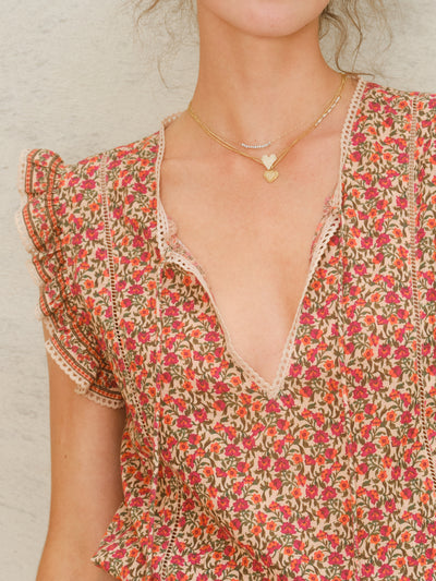 LANEY PRINT DRESS IN MULTI