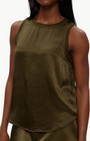 Michael Stars SHAY SATIN TANK at Romi Boutique