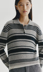 Lisa Yang Tinna Stripes Sweater at Romi Boutique