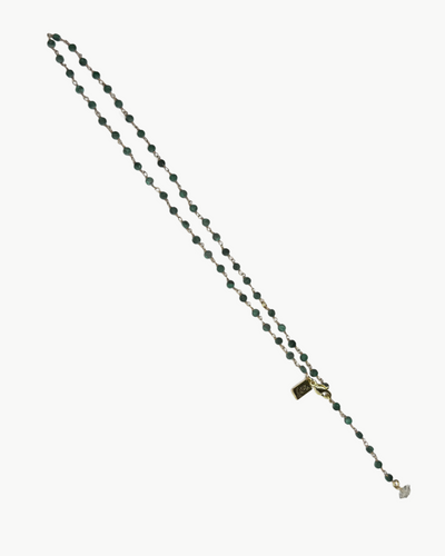 MAY BIRTHSTONE NECKLACE IN MALACHITE