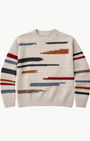 Autumn Cashmere TEXTURED CREW at Romi Boutique