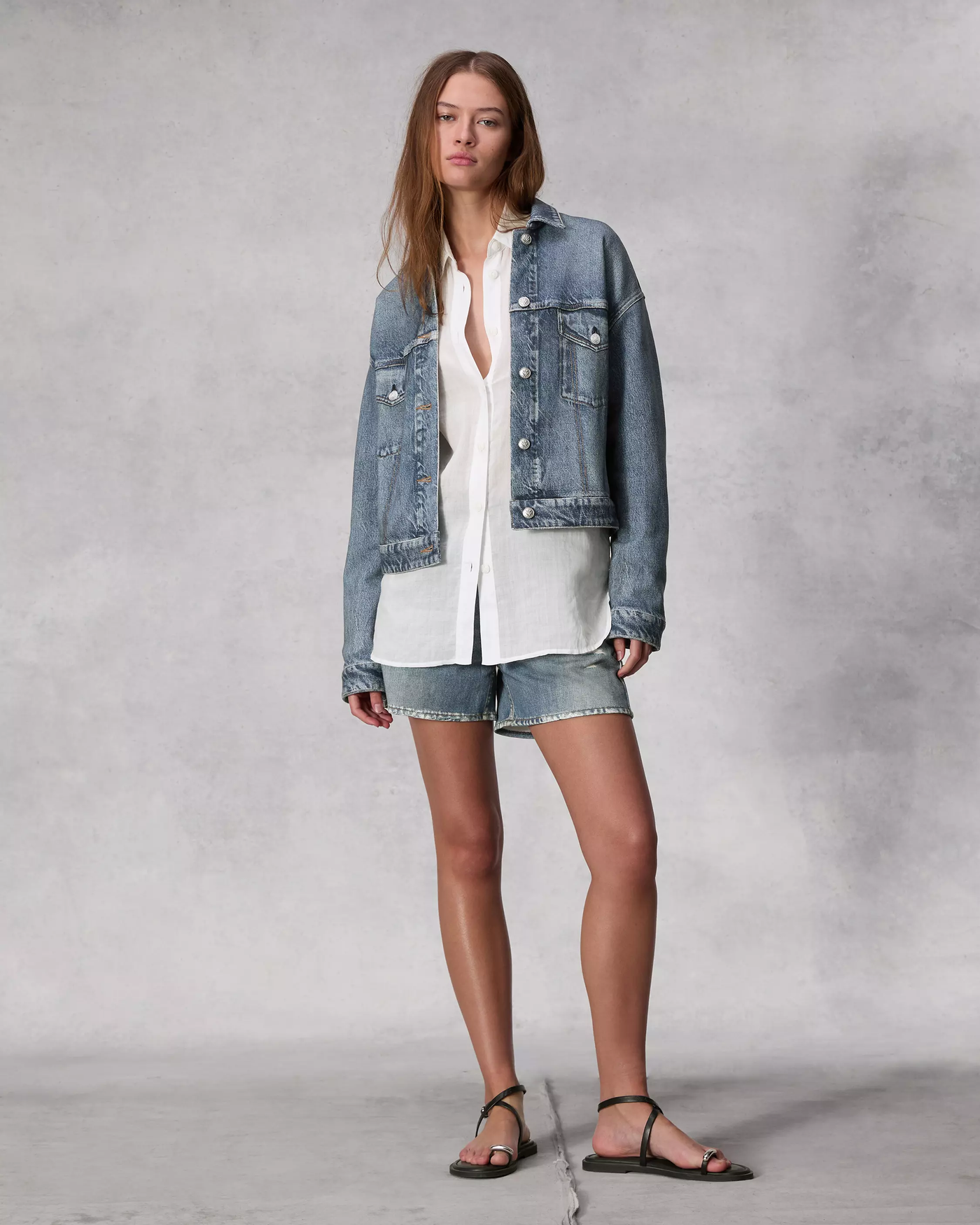 MIRAMAR TRUCKER JACKET IN WALKER