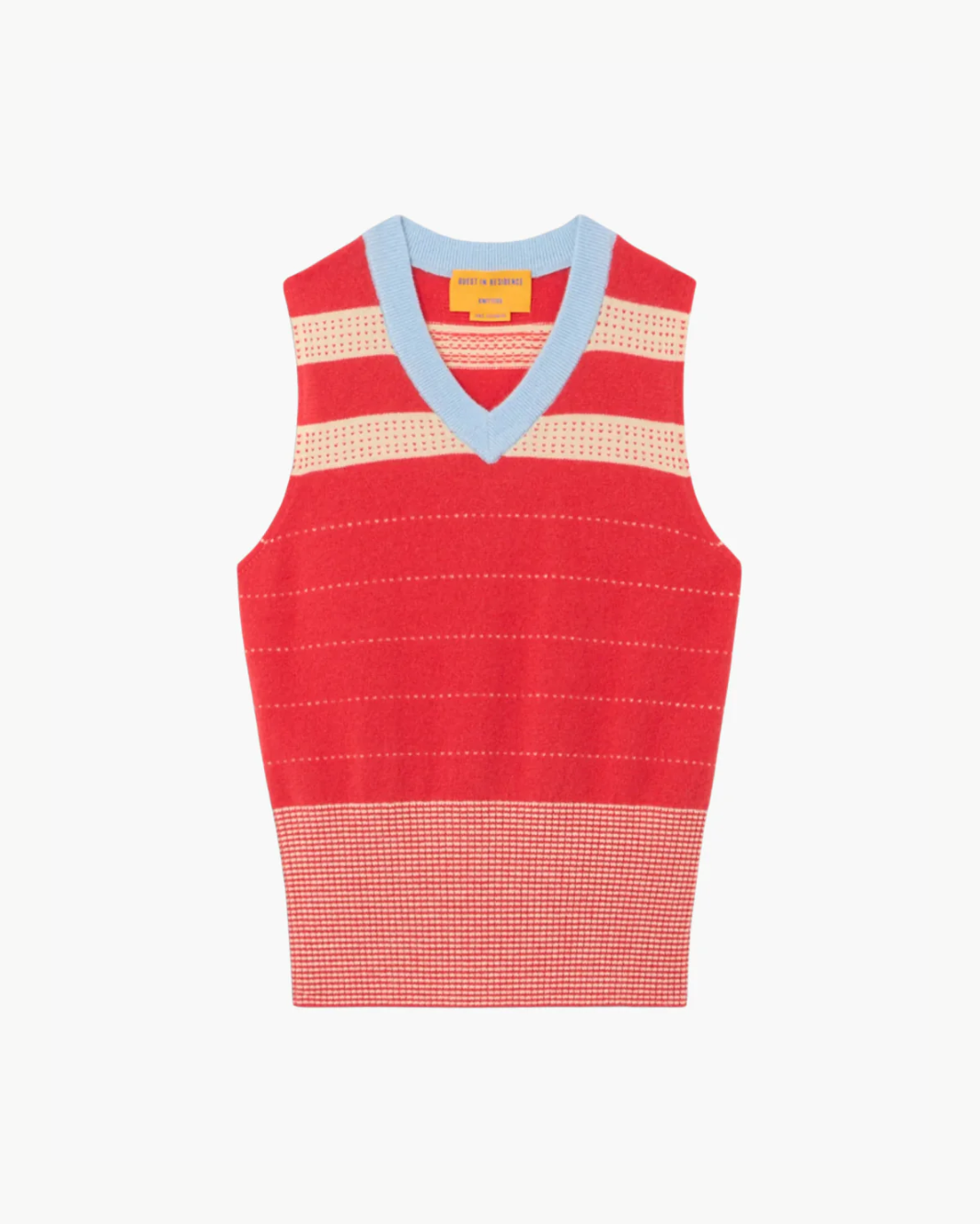 Guest In Residence COLLEGIATE STRIPE VEST at Romi Boutique