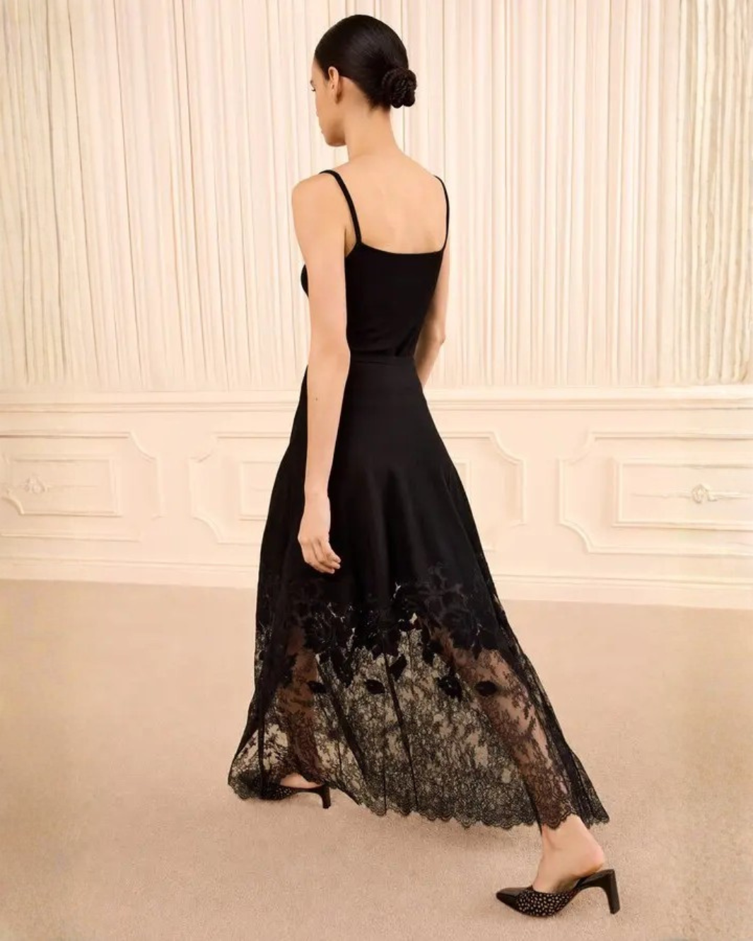 Josina Lace Midi Skirt