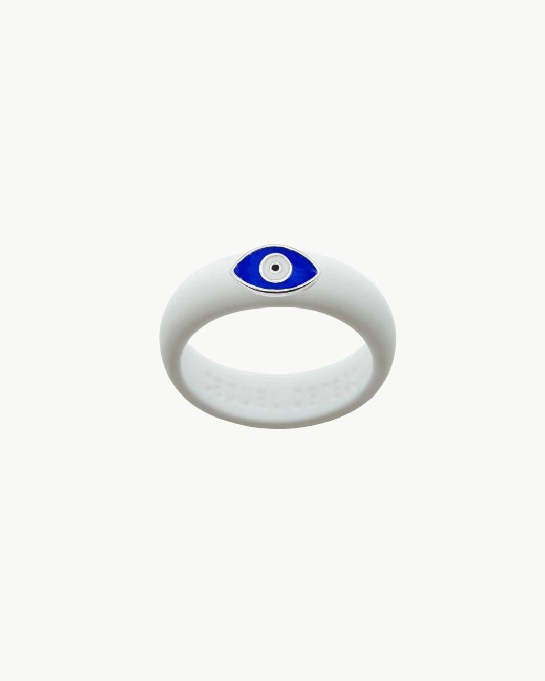 Enamel Evil Eye Silicone Ring