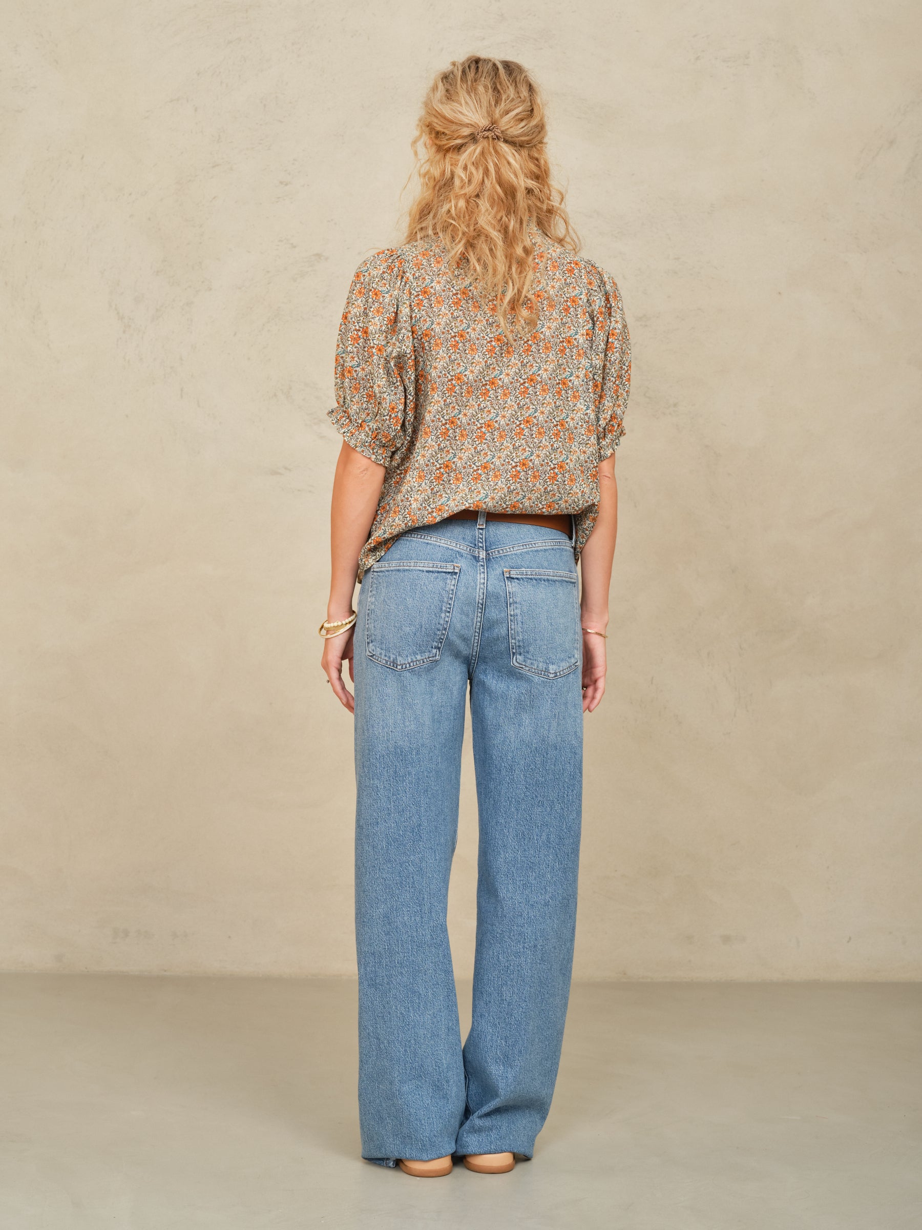 Mabe Jaci Print Top at Romi Boutique