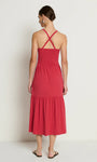 Nation Penelope Cross Back Midi Dress at Romi Boutique