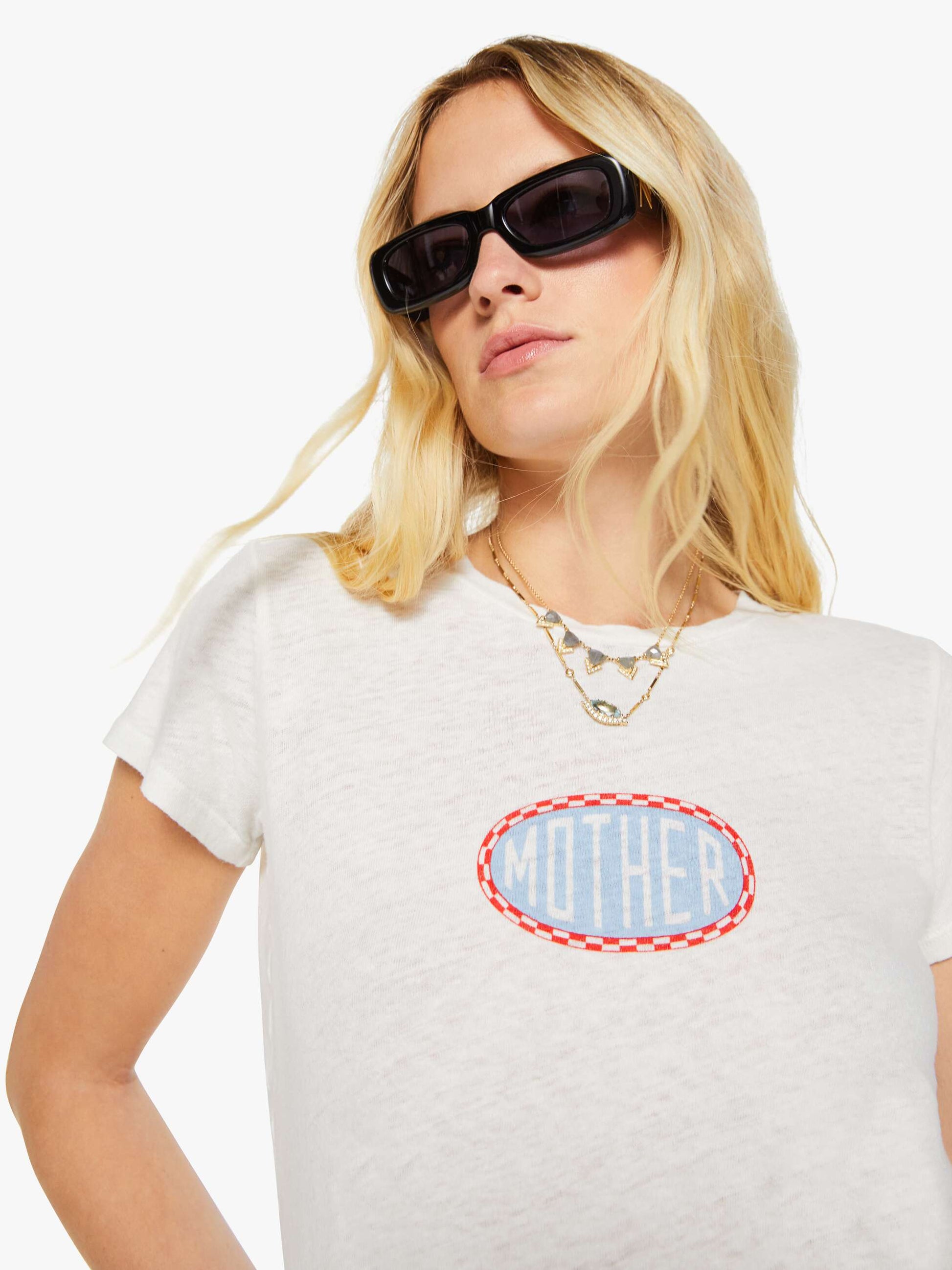 Mother The Lil Sinful Tee at Romi Boutique