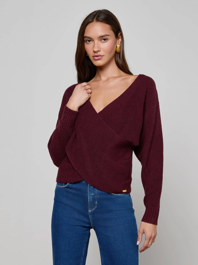 ANTONELLA SURPLUS PULLOVER IN DARK PORT