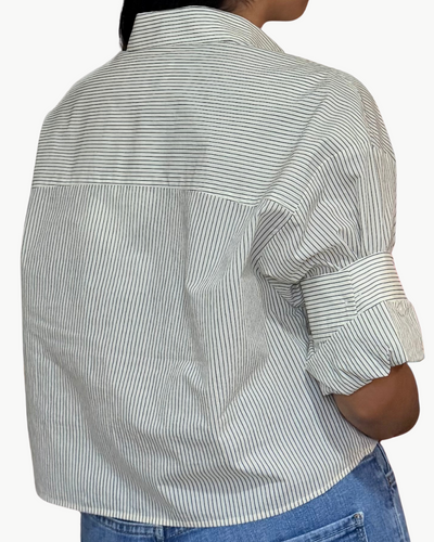 NEXT EX TOP IN IVORY/FOREST - Romi Boutique
