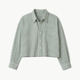 Denimist CROPPED SHIRT at Romi Boutique