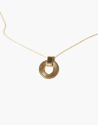 HELIOS NECKLACE IN BRASS - Romi Boutique