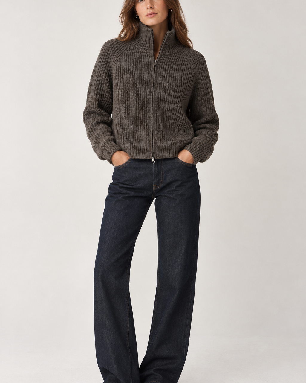 Sadie Zip Cardigan