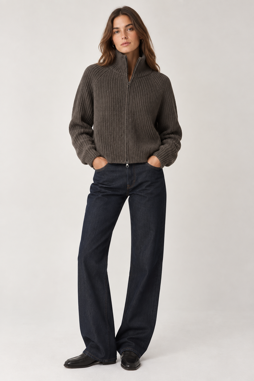 Sadie Zip Cardigan