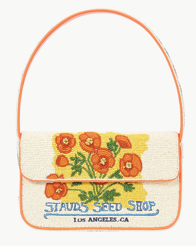 TOMMY BEADED BAG IN CALIFORNIA POPPY - Romi Boutique