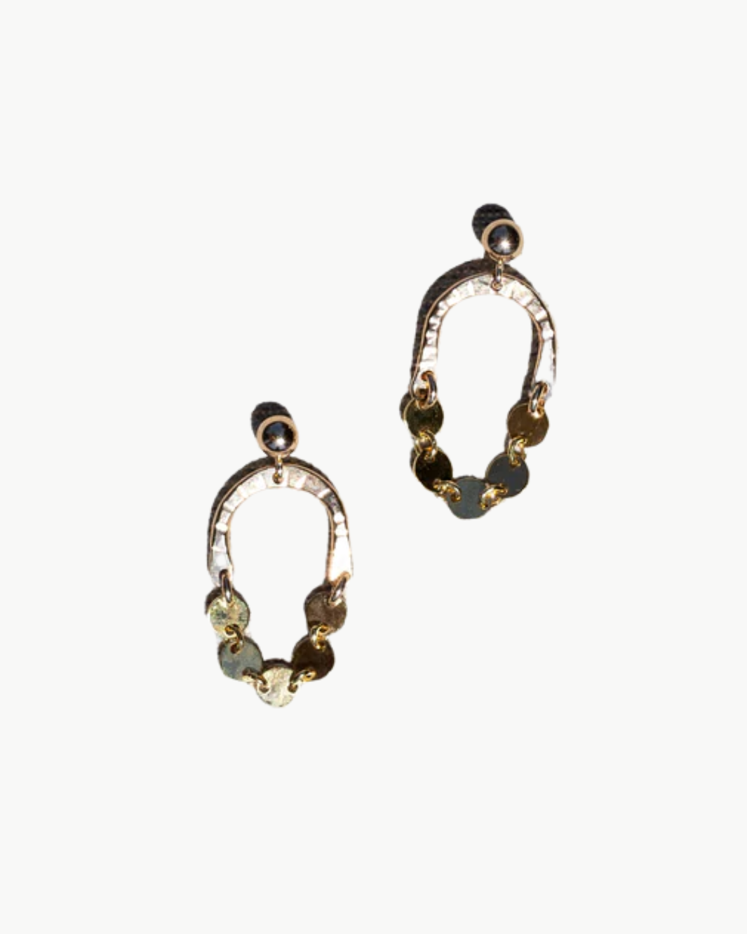 Maya Bauman MINI BELL EARRINGS IN GOLD at Romi Boutique
