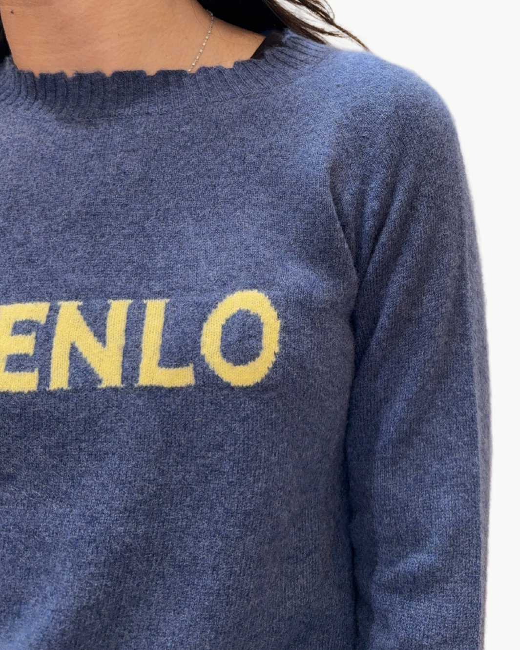 COLORI CUSTOM FRAYED CREW "MENLO" at Romi Boutique
