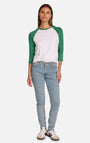Michael Lauren Katya Raglan Tee at Romi Boutique