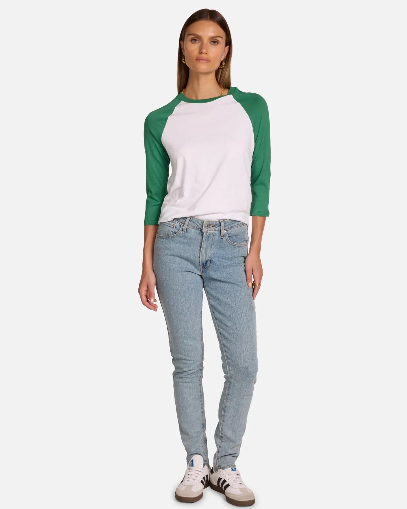 Michael Lauren Katya Raglan Tee at Romi Boutique