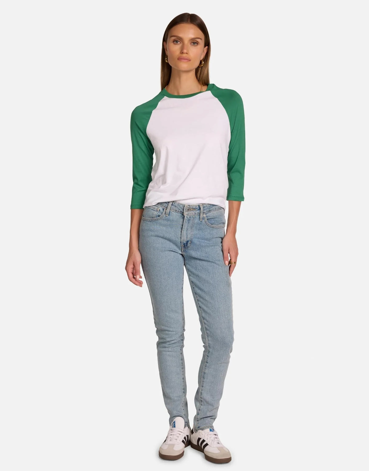 Michael Lauren Katya Raglan Tee at Romi Boutique