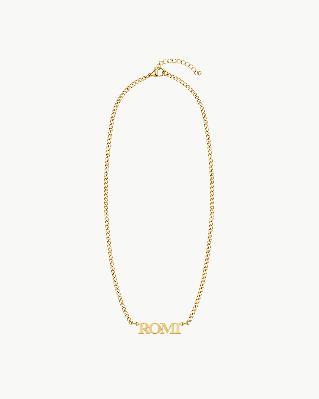 Romi Nameplate Necklace