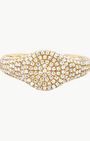 EF Collection Diamond Signet Ring at Romi Boutique