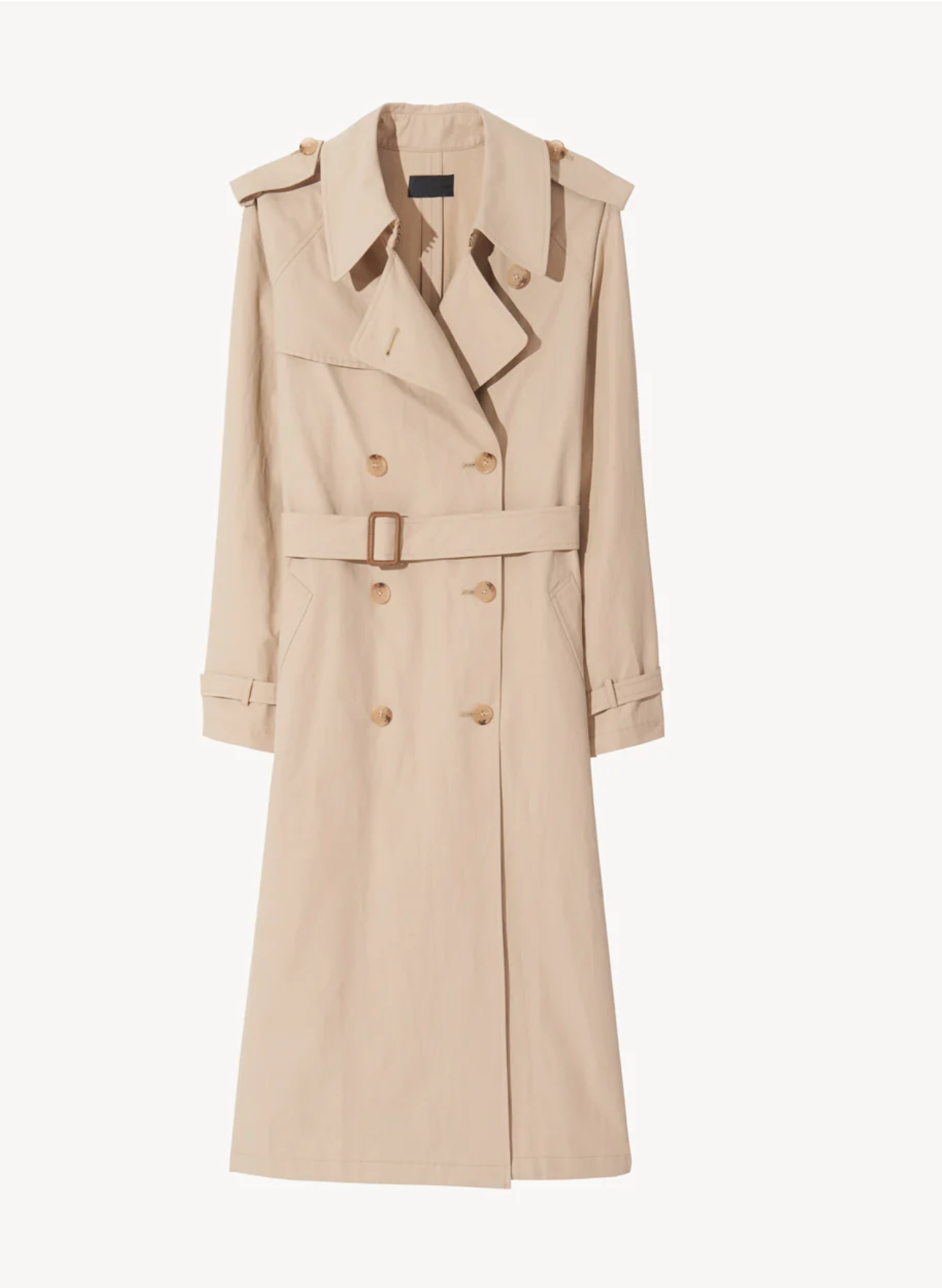 TANNER TRENCH COAT IN KHAKI