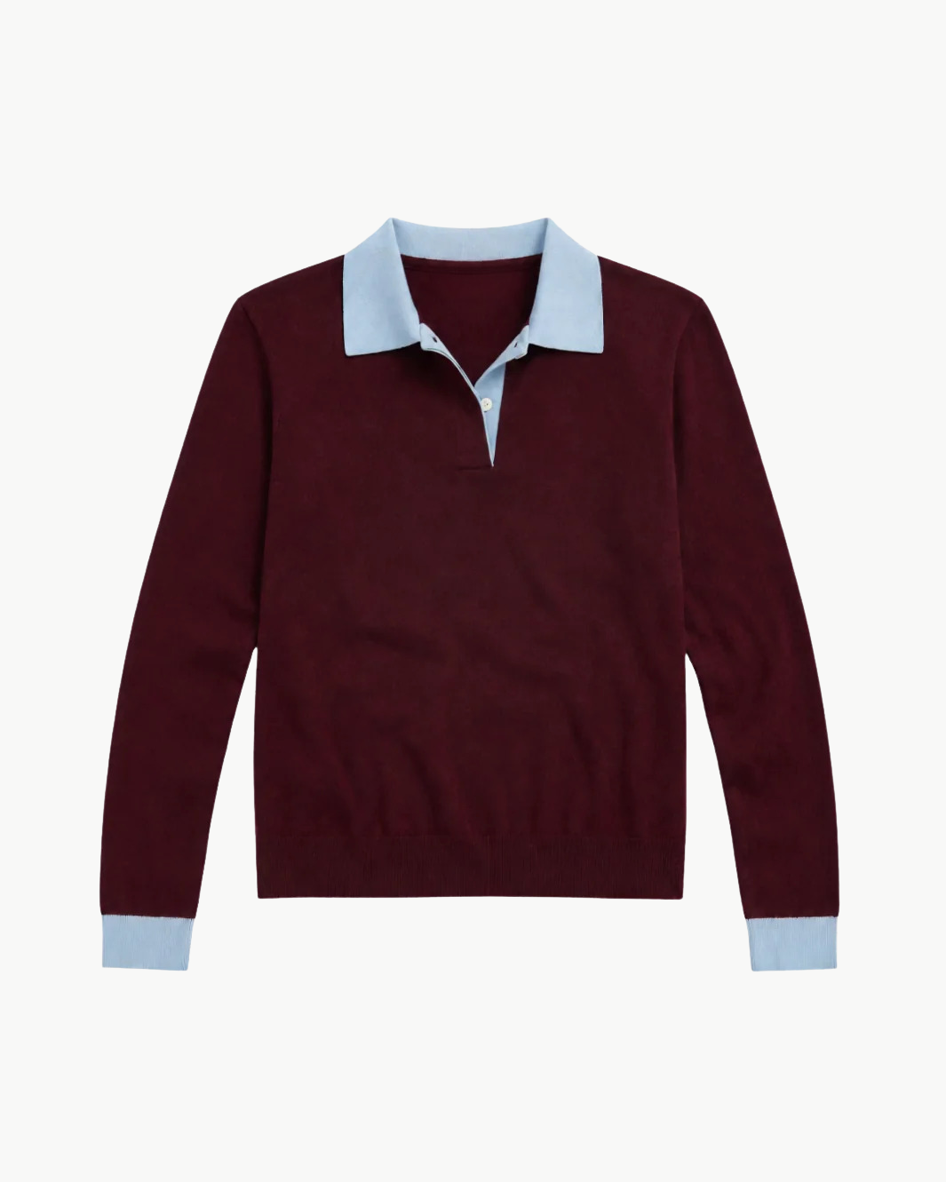 Superfine Merino Polo Sweater