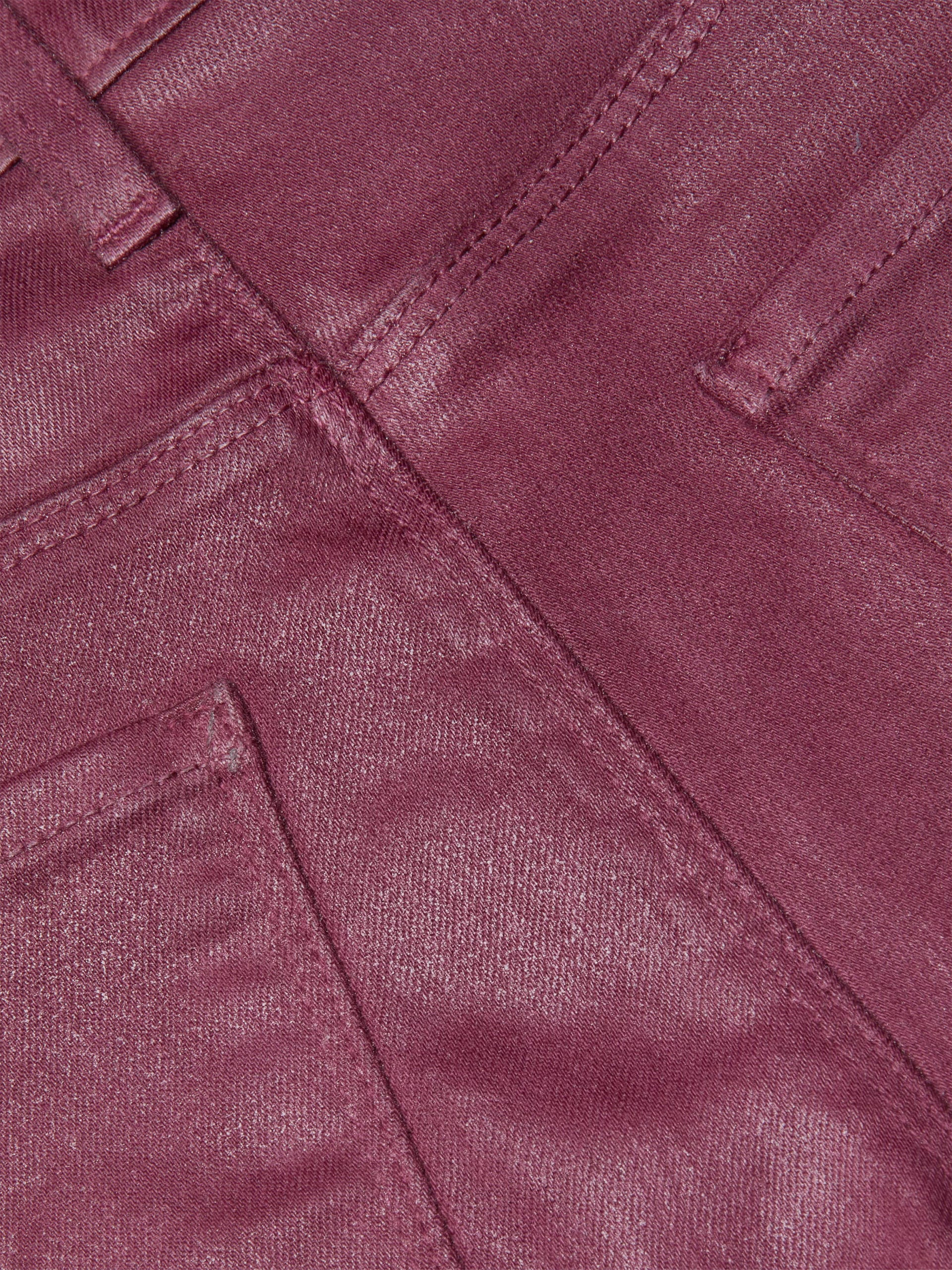 KENDRA CROPPED FLARE IN DEEP MAUVE COATED