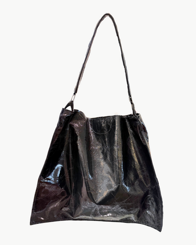 LINDSAY IN BLACK PATENT