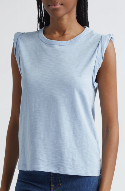 DREE MUSCLE TEE IN BLUEBELL