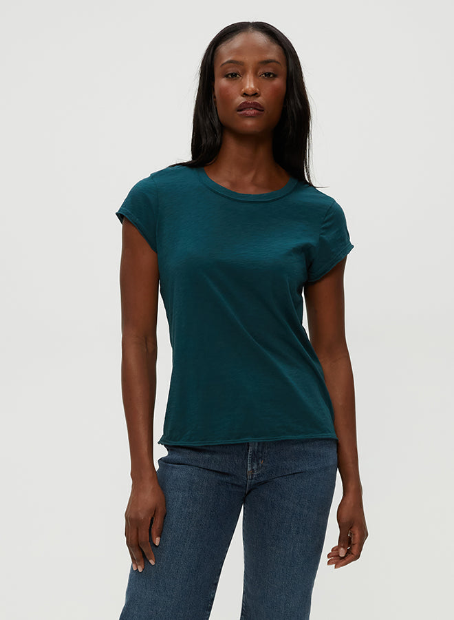 TRUDY SUPIMA TEE IN RAINFOREST